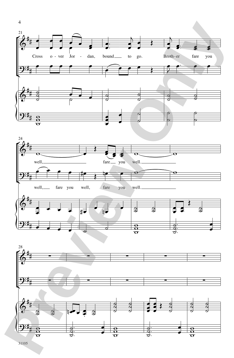 Bound to Go: SAB Choral Octavo