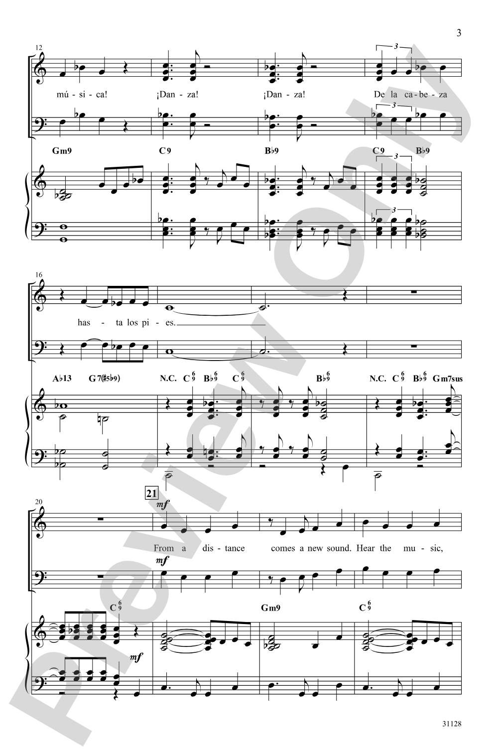 ¡Danza!: SATB Choral Octavo