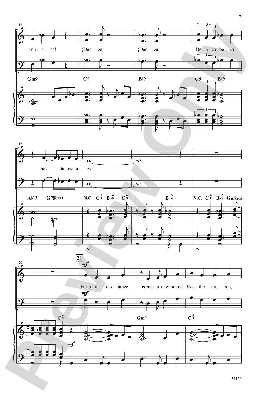 ¡Danza!: SAB Choral Octavo