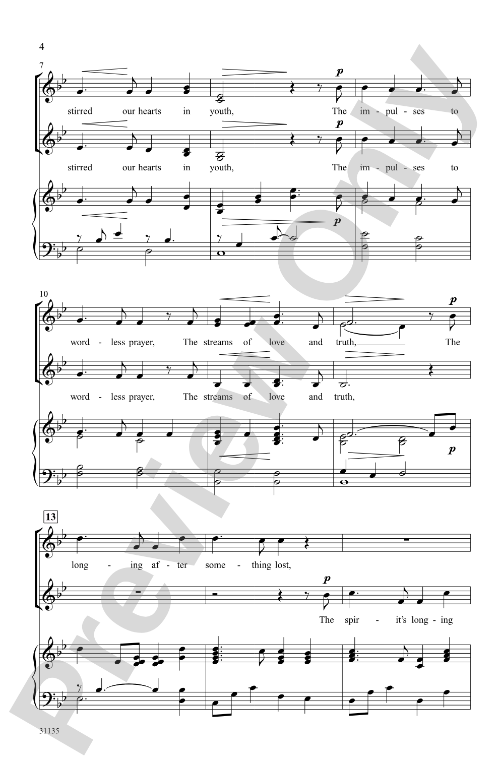 Things That Never Die: SSAA Choral Octavo