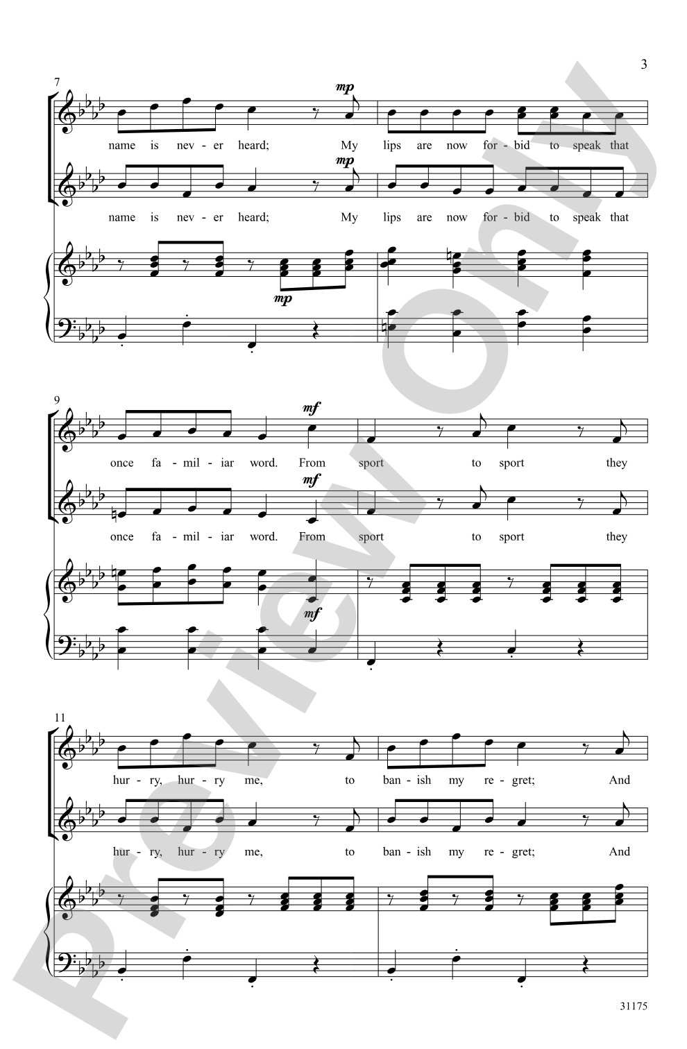 Oh, No!: SSA Choral Octavo