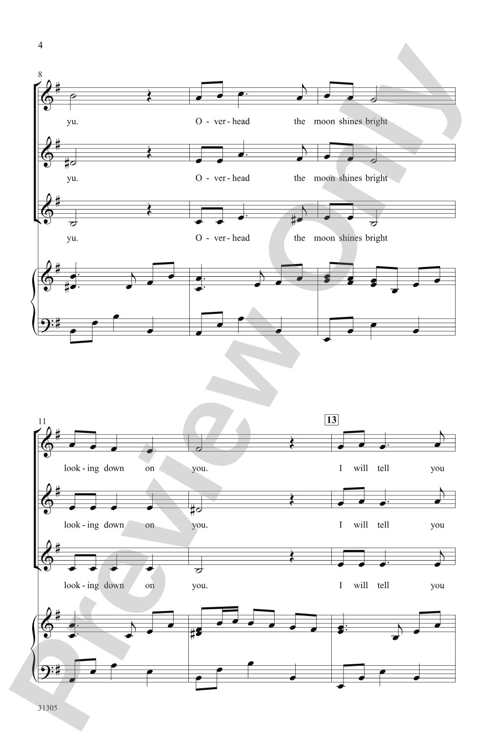 Bayushki Bayu (A Russian Lullaby): SSA Choral Octavo