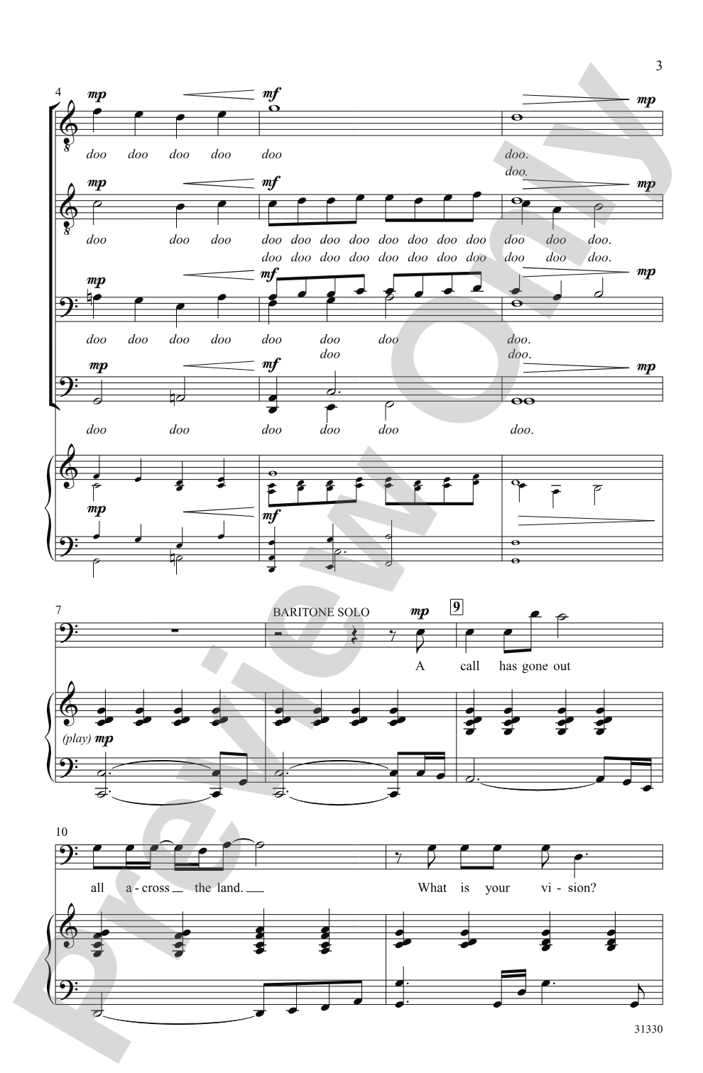 I Am That Man: TTBB Choral Octavo