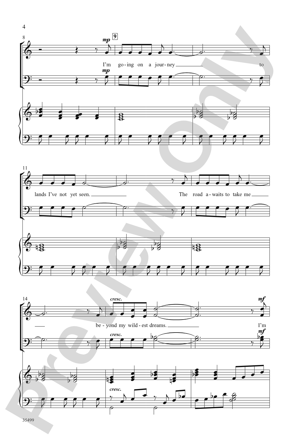 The Journey: SATB Choral Octavo