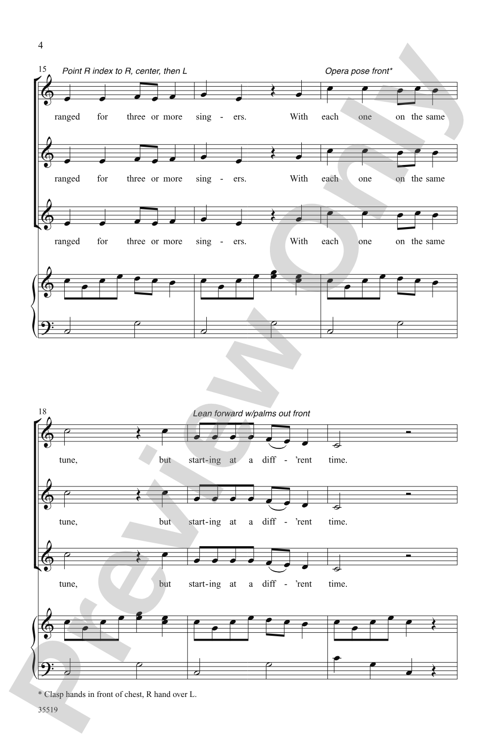 Singing A-Round: 3-Part, any combination Choral Octavo