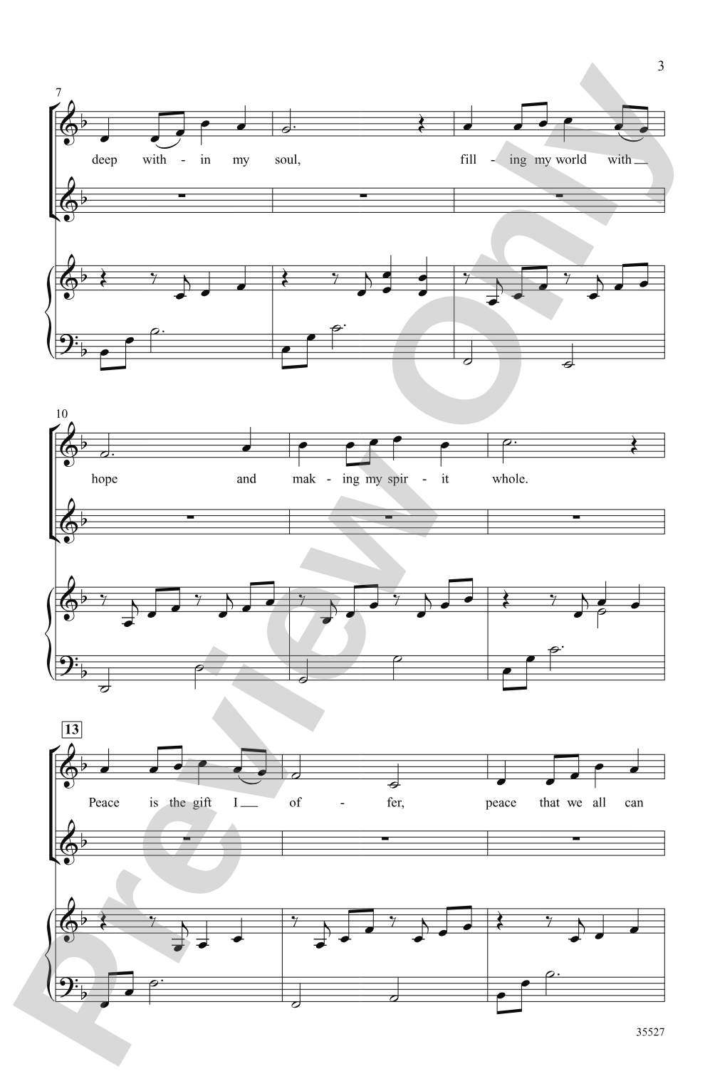 Peaceful River: 2-Part Choral Octavo