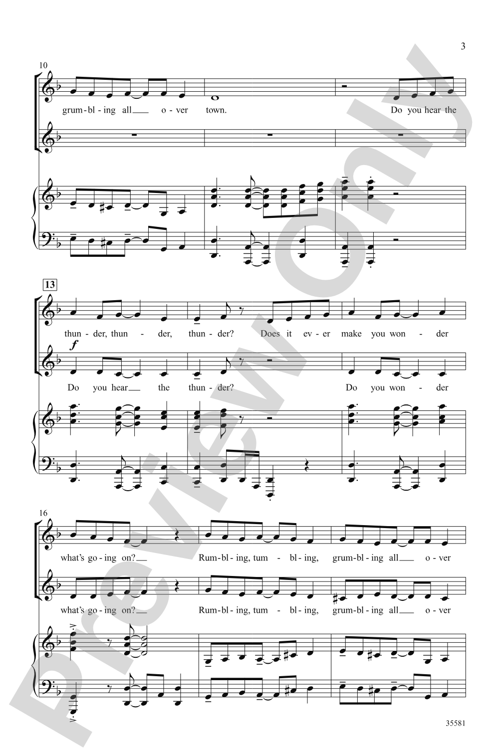 Thunder!: 2-Part Choral Octavo