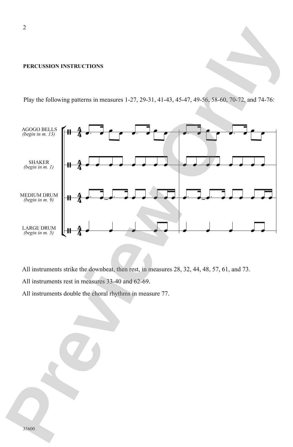 Aya Ngena: SSA Choral Octavo