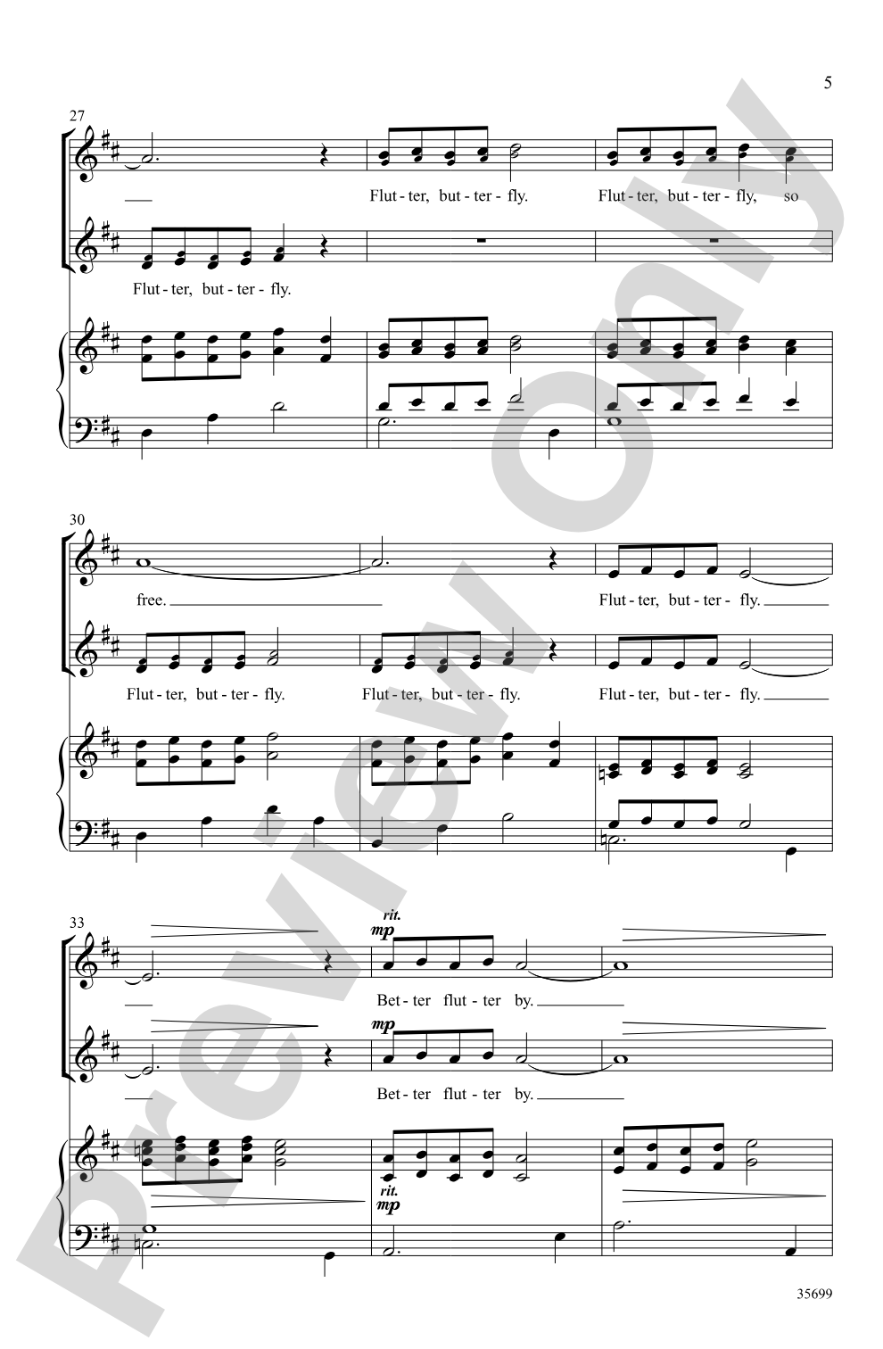 Songs of Flight: 2-Part Choral Octavo
