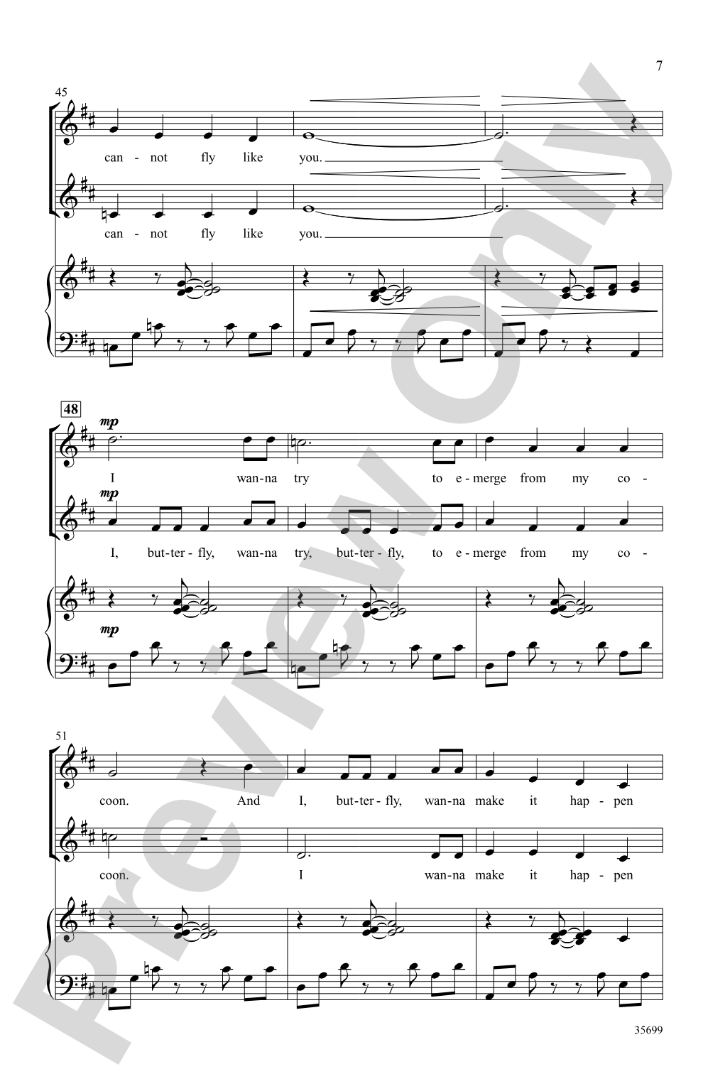Songs of Flight: 2-Part Choral Octavo
