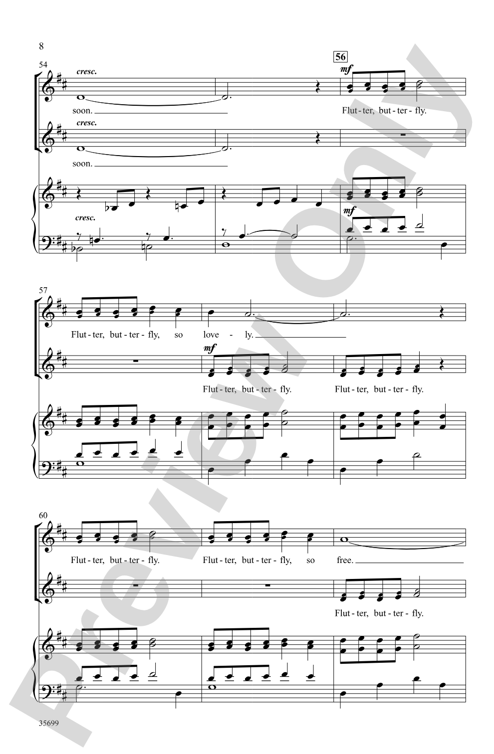 Songs of Flight: 2-Part Choral Octavo