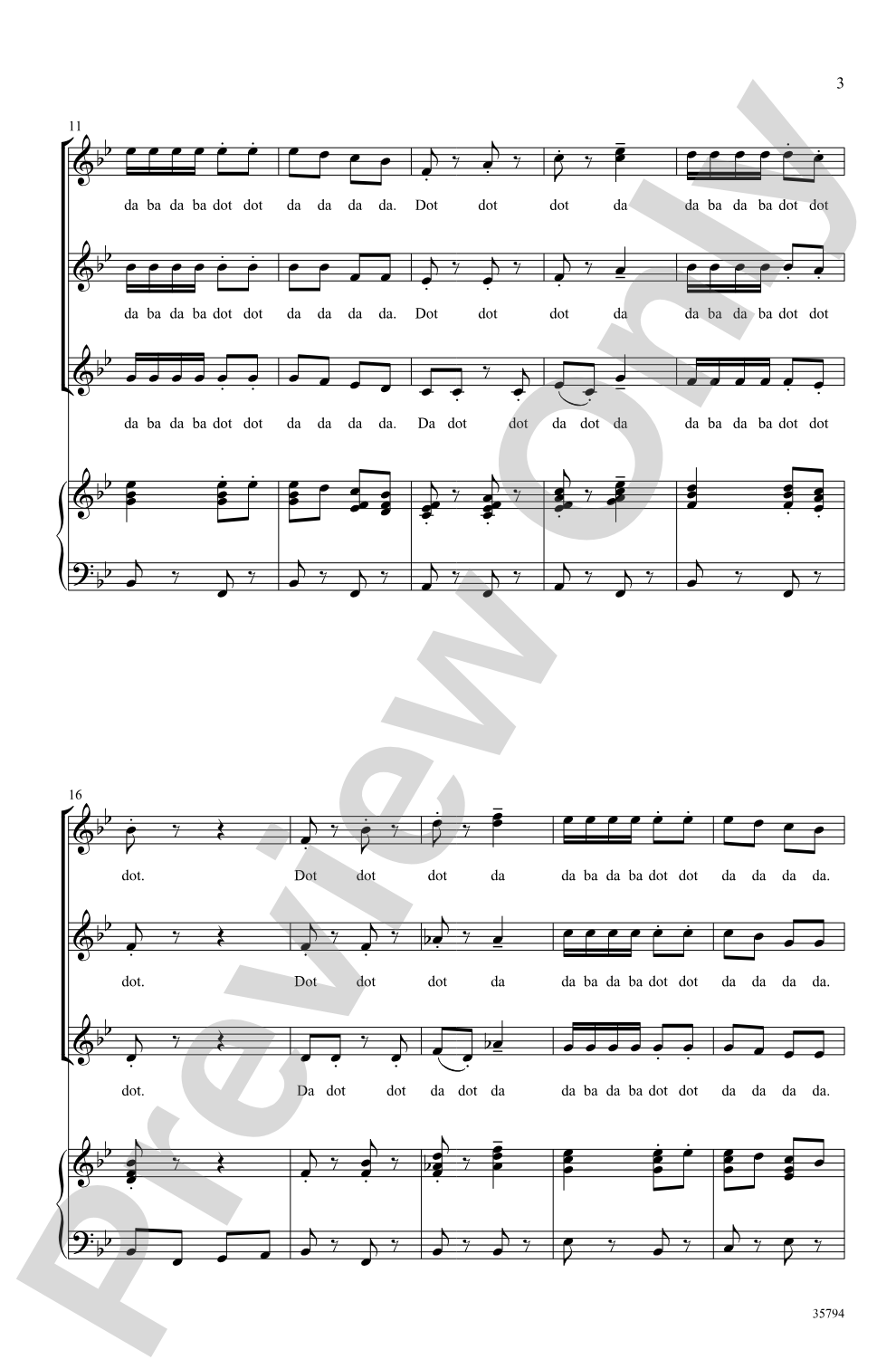 Bugler's Holiday: SSA Choral Octavo