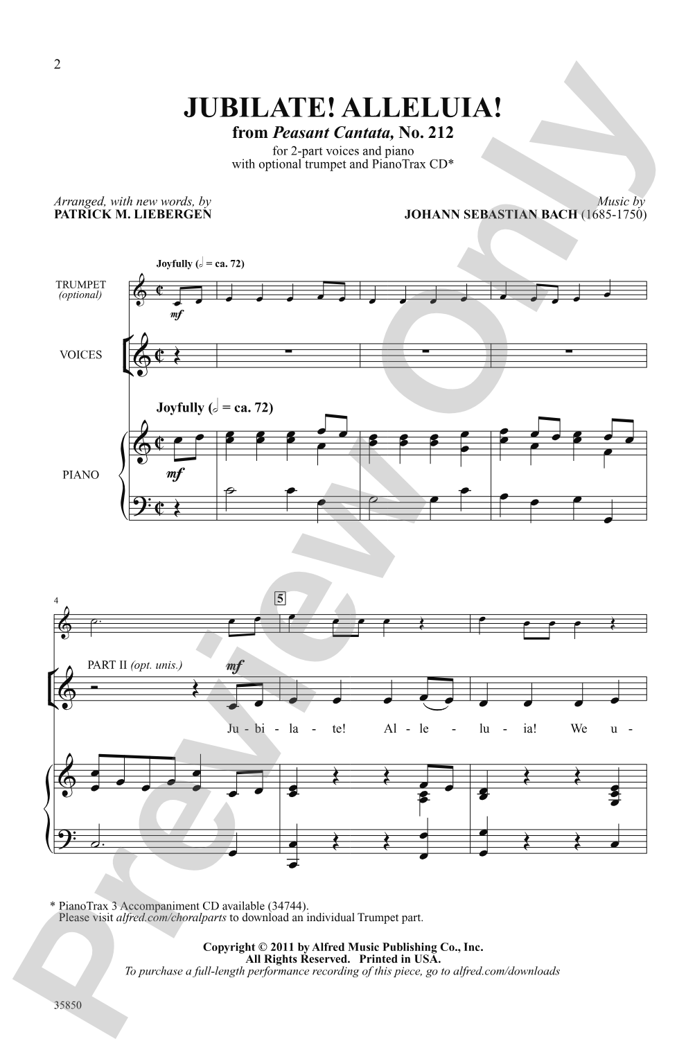 Jubilate! Alleluia!: 2-Part Choral Octavo