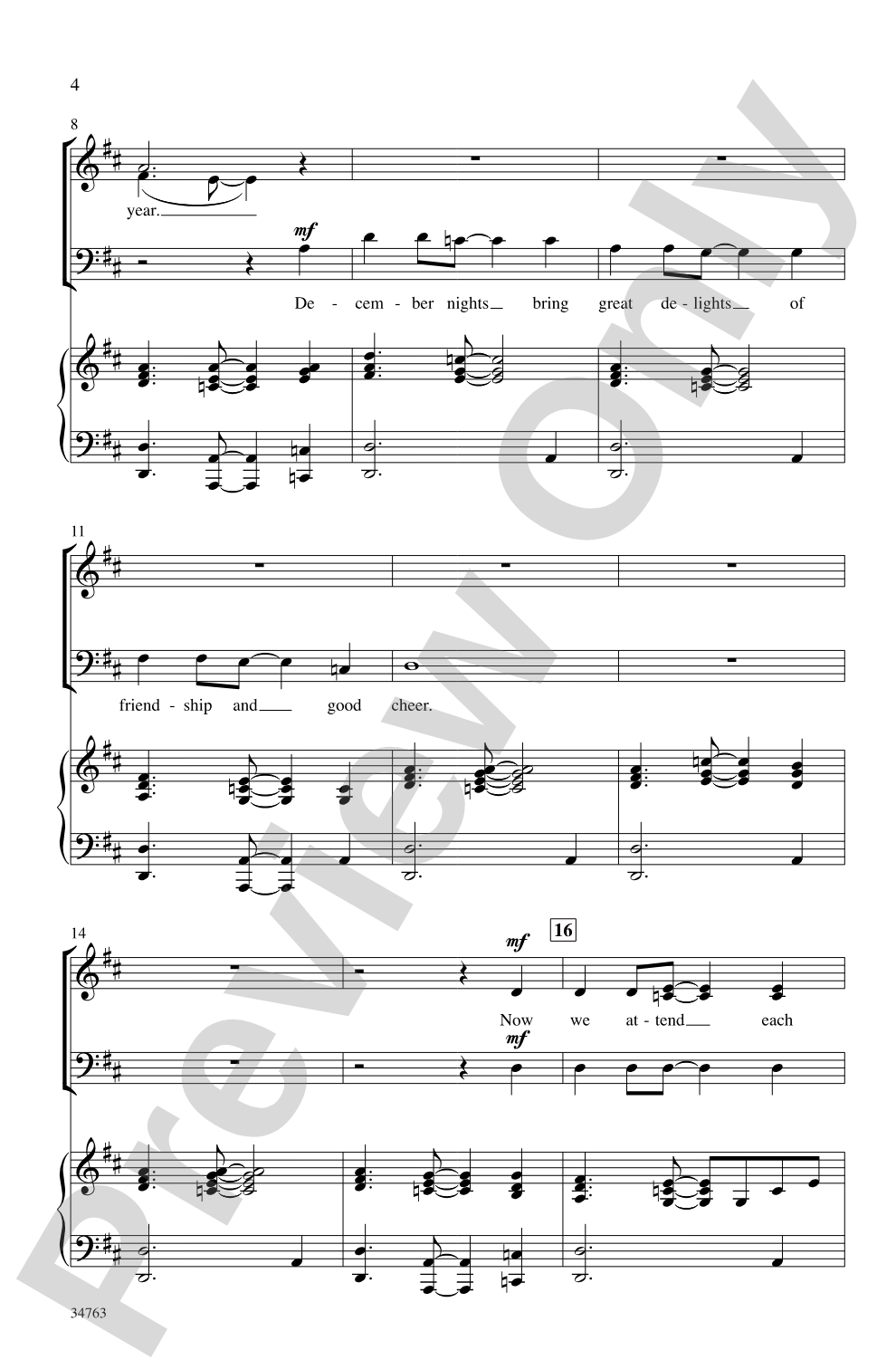 May the Season Never End: SAB Choral Octavo