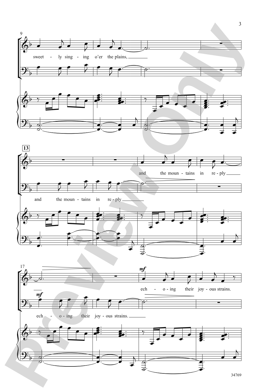 Angels' Gloria: SAB Choral Octavo