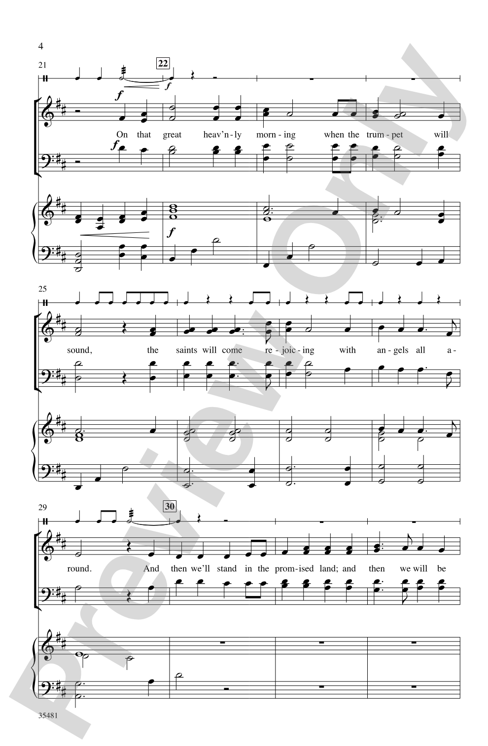 On My Way to Jordan: SATB Choral Octavo
