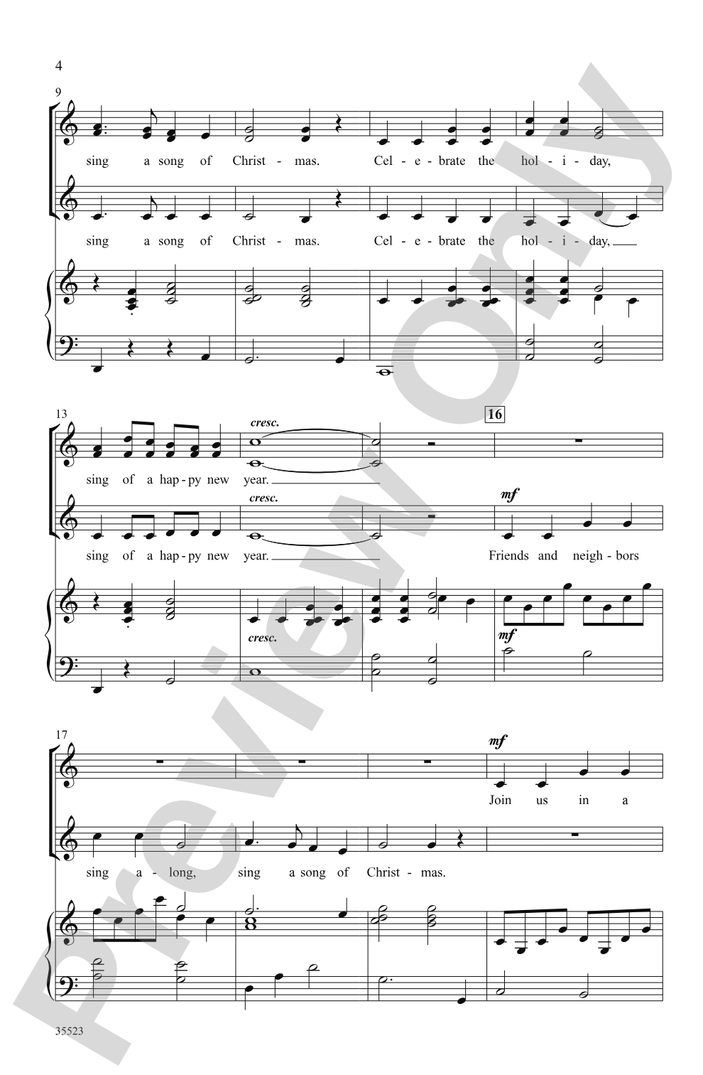 Carolers' Noel: SSA Choral Octavo