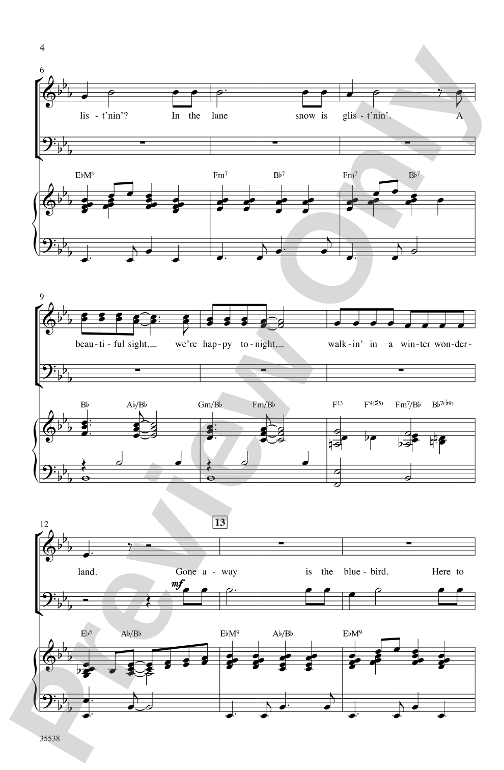 A Swingin' Christmas: SATB Choral Octavo