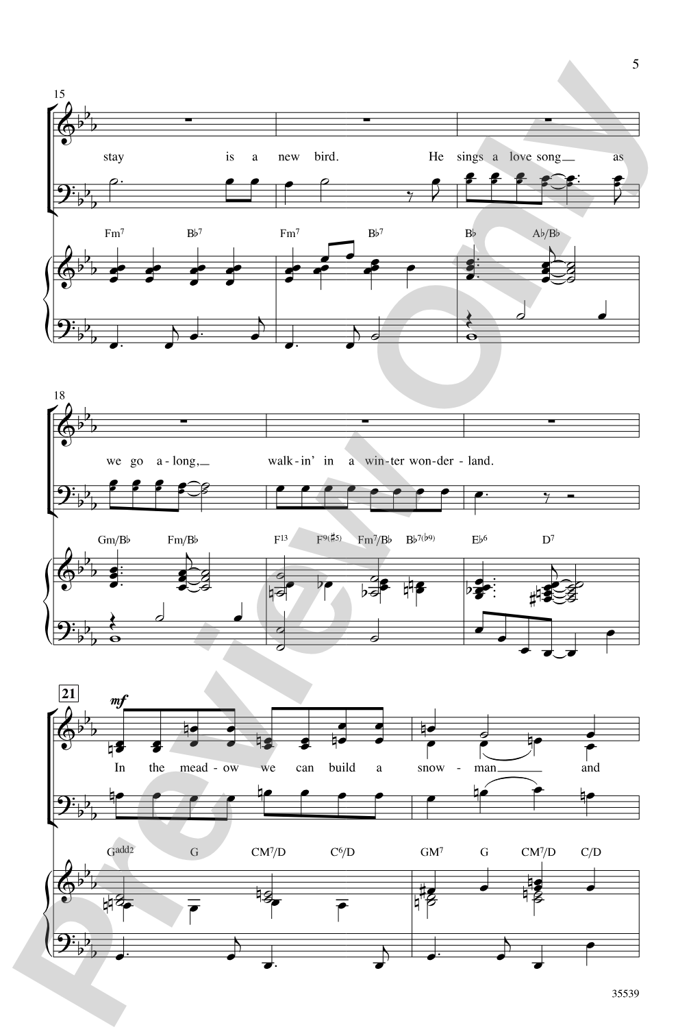 A Swingin' Christmas: SAB Choral Octavo