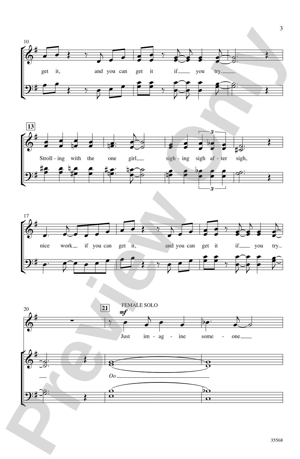 A Gershwin Jazz Trio: SATB, <i>a cappella</i> Choral Octavo