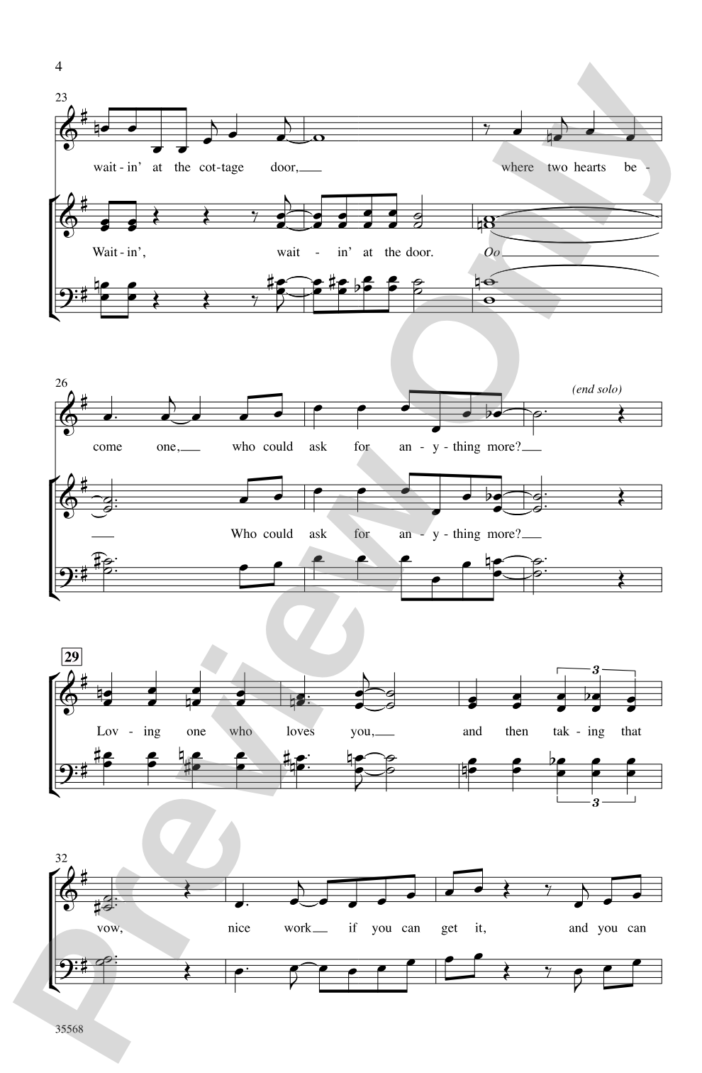 A Gershwin Jazz Trio: SATB, <i>a cappella</i> Choral Octavo