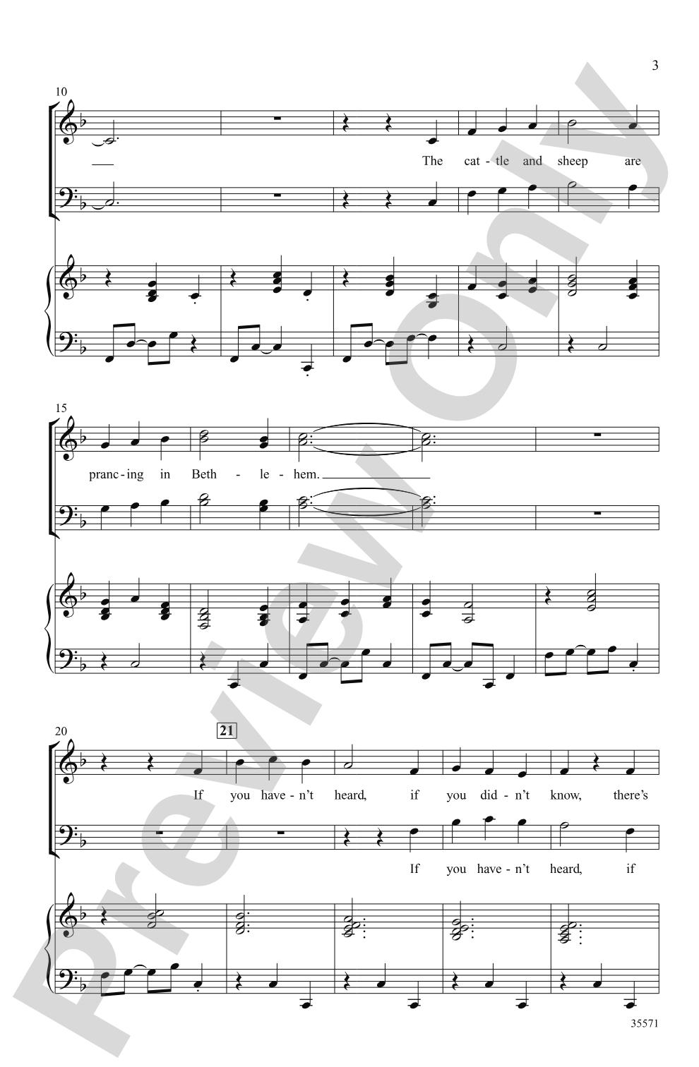 Dancing in Bethlehem: SATB Choral Octavo