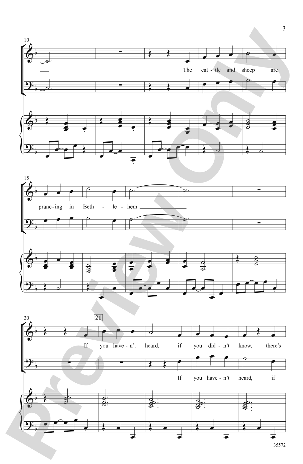 Dancing in Bethlehem: SAB Choral Octavo