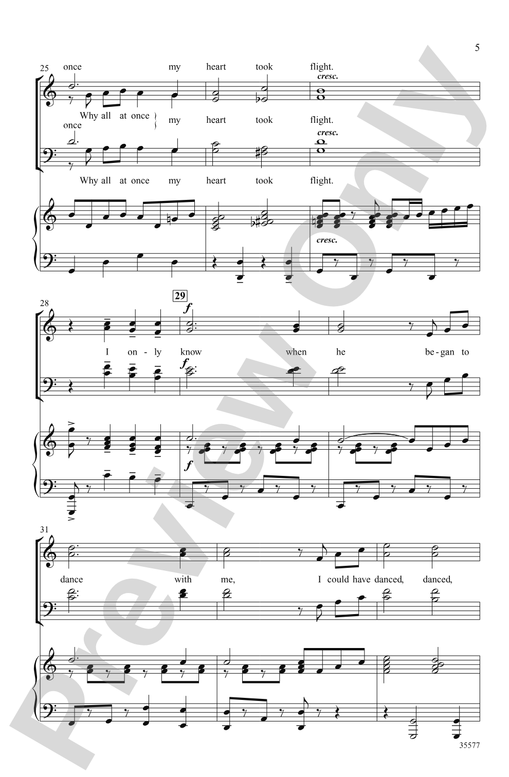 My Fair Lady: SATB Choral Octavo