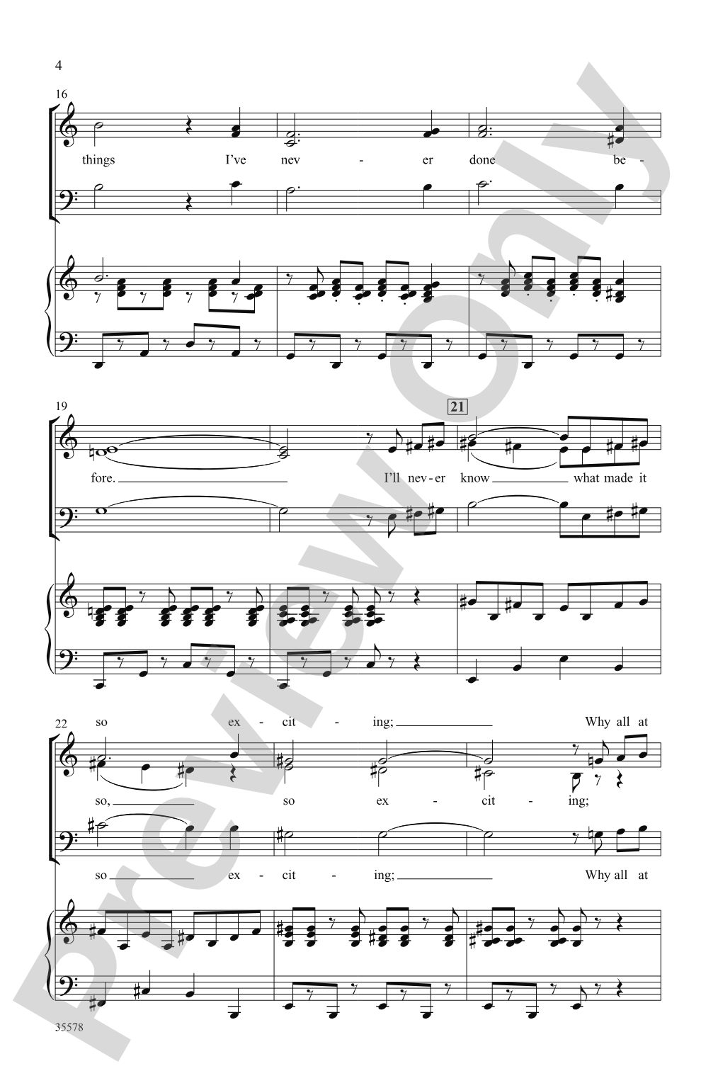 My Fair Lady: SSAB Choral Octavo