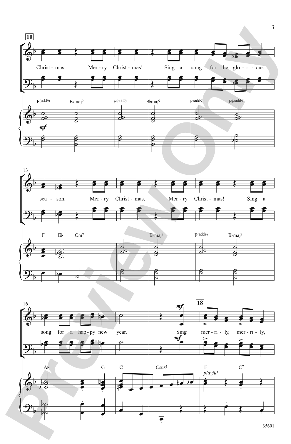 Merry Christmas, Merry Christmas (from <i>Home Alone 2</i>): SATB Choral Octavo