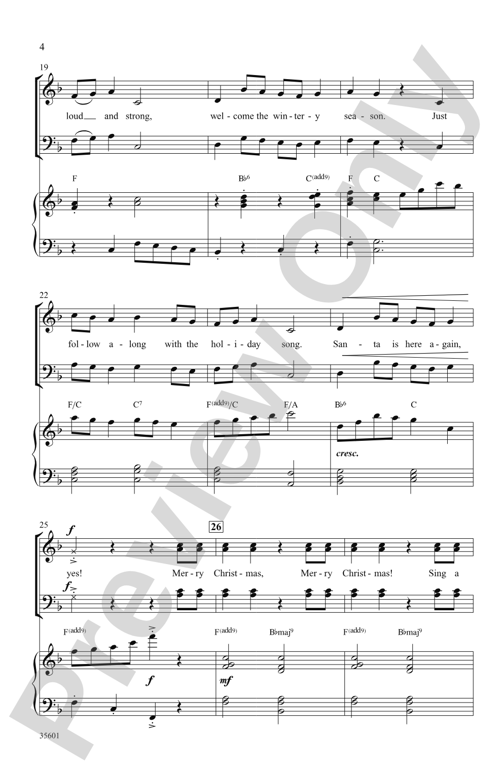 Merry Christmas, Merry Christmas (from <i>Home Alone 2</i>): SATB Choral Octavo