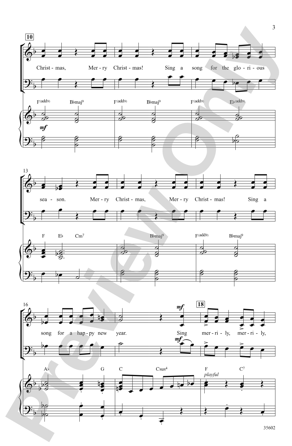 Merry Christmas, Merry Christmas (from <i>Home Alone 2</i>): SAB Choral Octavo