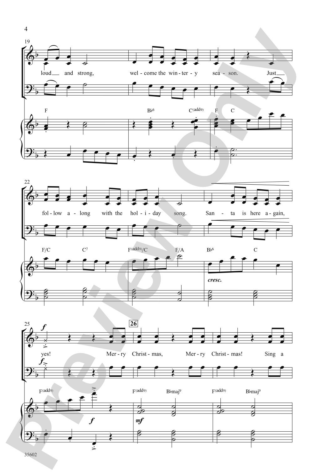Merry Christmas, Merry Christmas (from <i>Home Alone 2</i>): SAB Choral Octavo