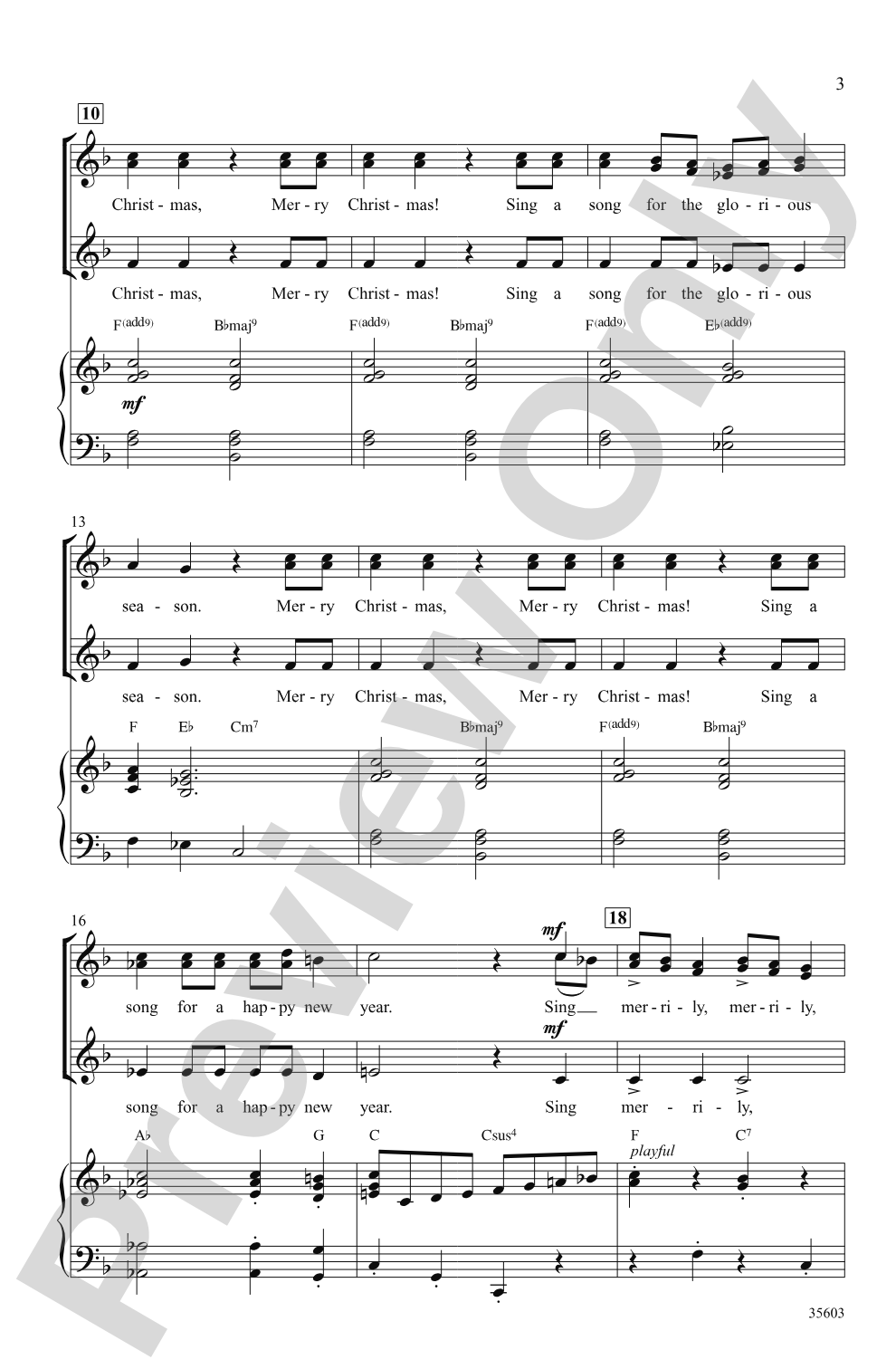 Merry Christmas, Merry Christmas (from <i>Home Alone 2</i>): SSA Choral Octavo