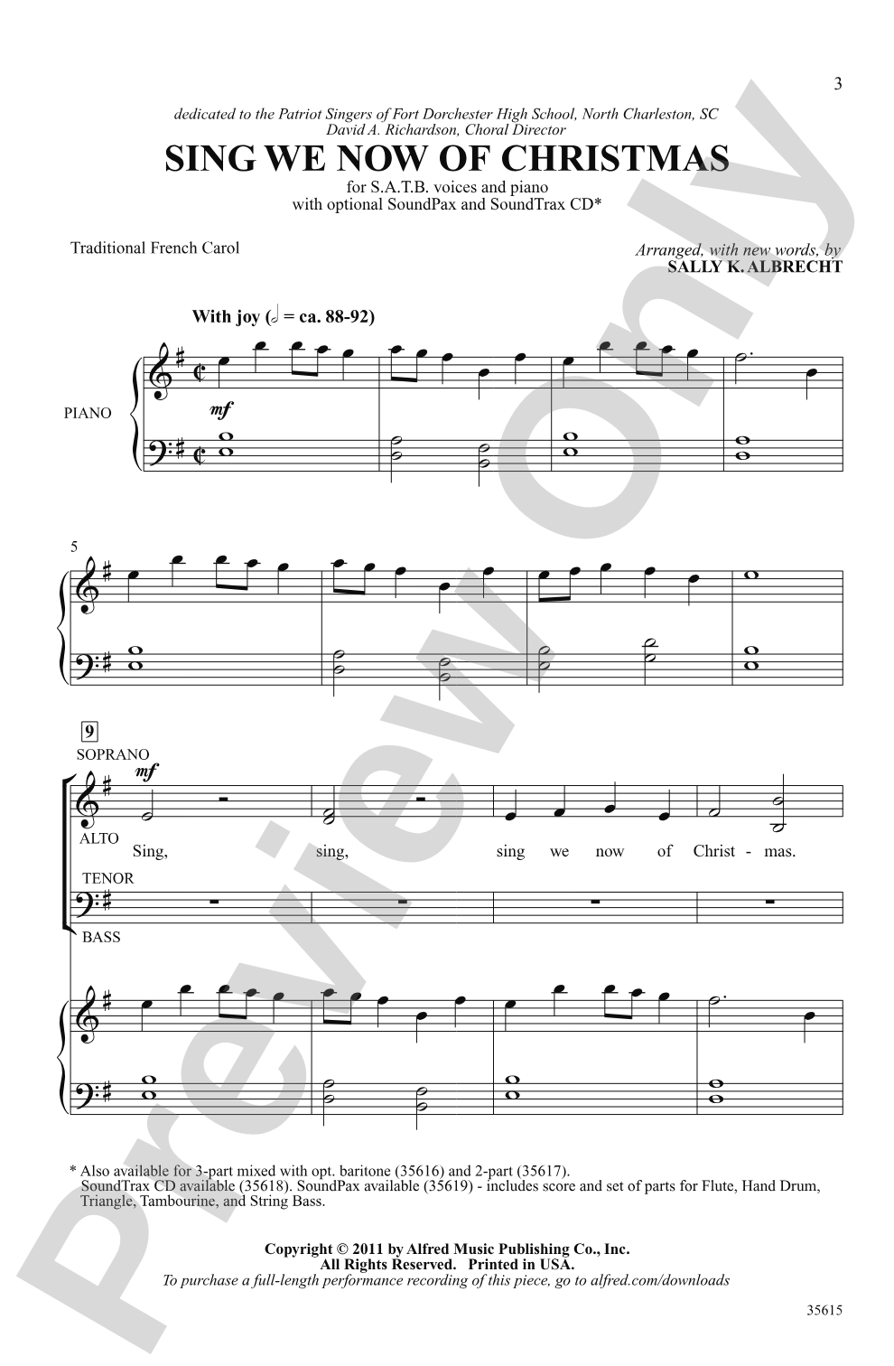 Sing We Now of Christmas: SATB Choral Octavo
