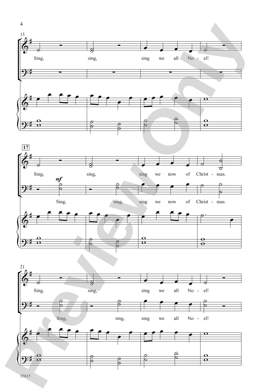 Sing We Now of Christmas: SATB Choral Octavo
