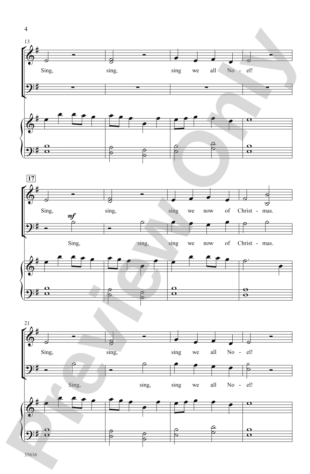 Sing We Now of Christmas: 3-Part Mixed Choral Octavo
