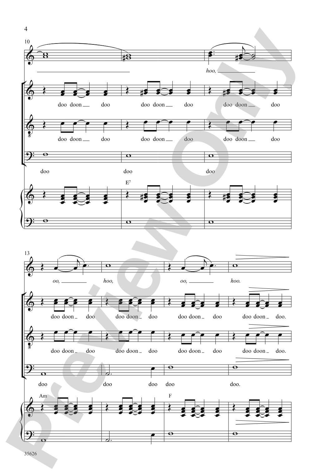 Over the Rainbow: SATB, Opt. <I>a cappella</I> Choral Octavo