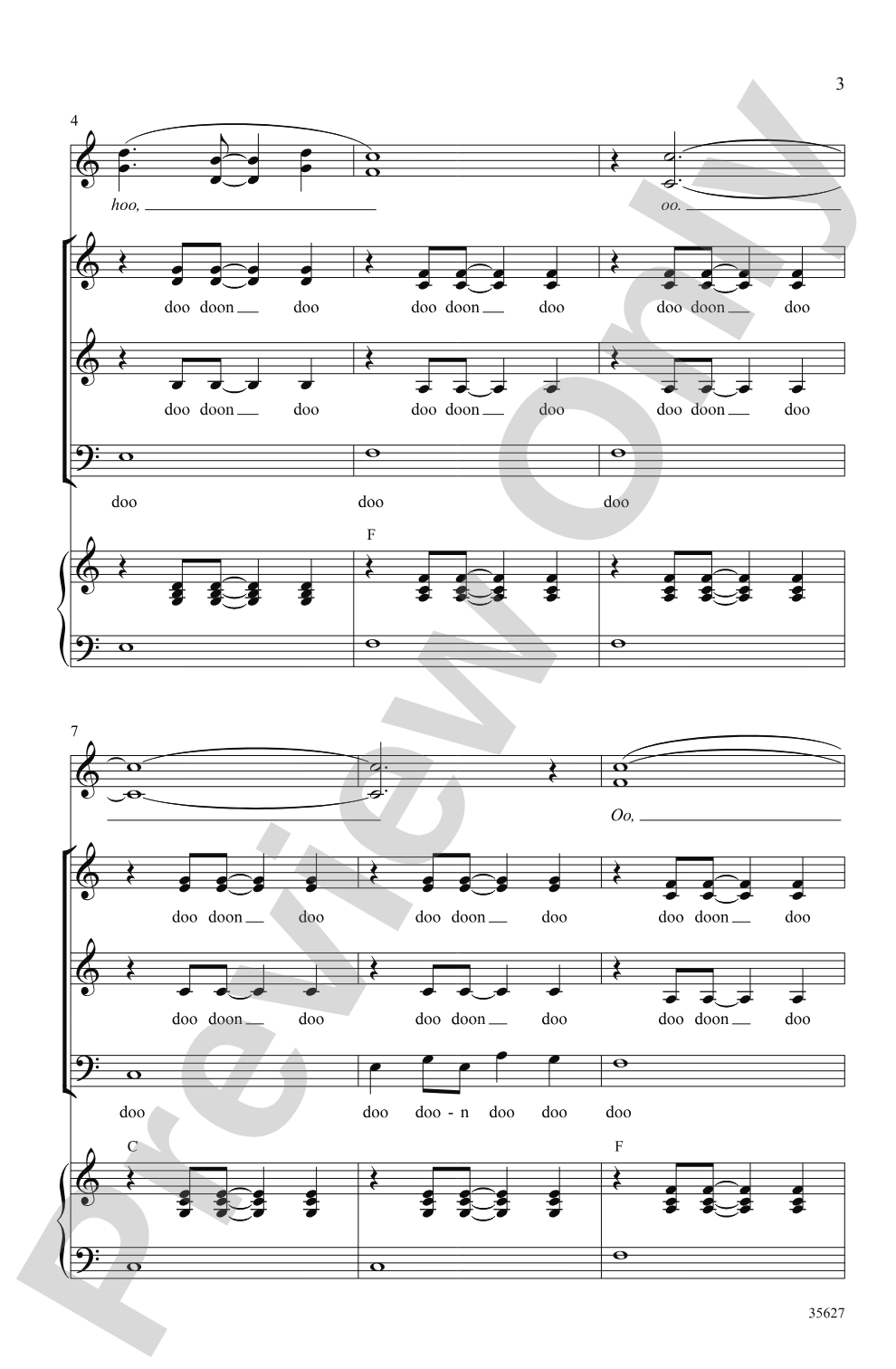 Over the Rainbow: SSAB, Opt. <I>a cappella</i> Choral Octavo