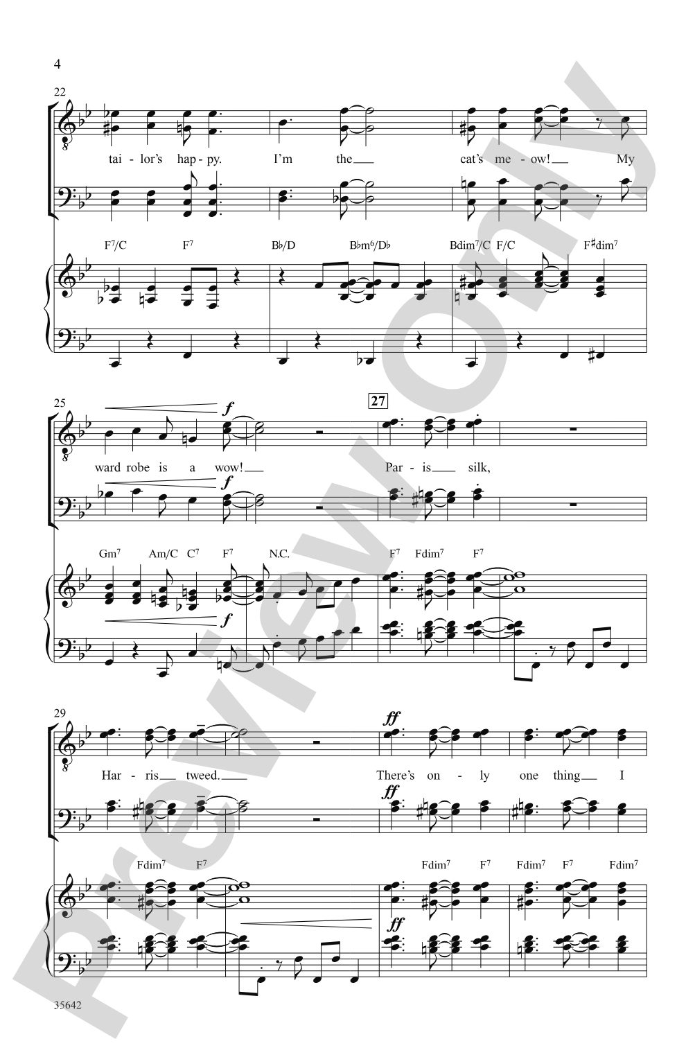 All I Need Is the Girl (from the musical <i>Gypsy</i>): TTBB Choral Octavo