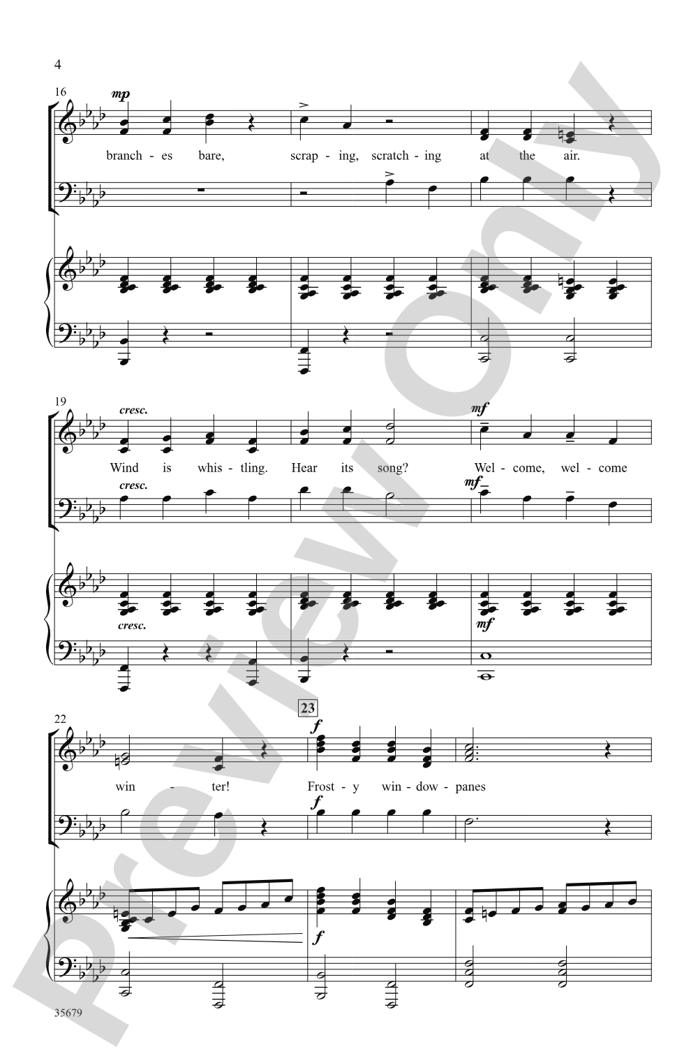 Welcome, Welcome Winter: SSAB Choral Octavo