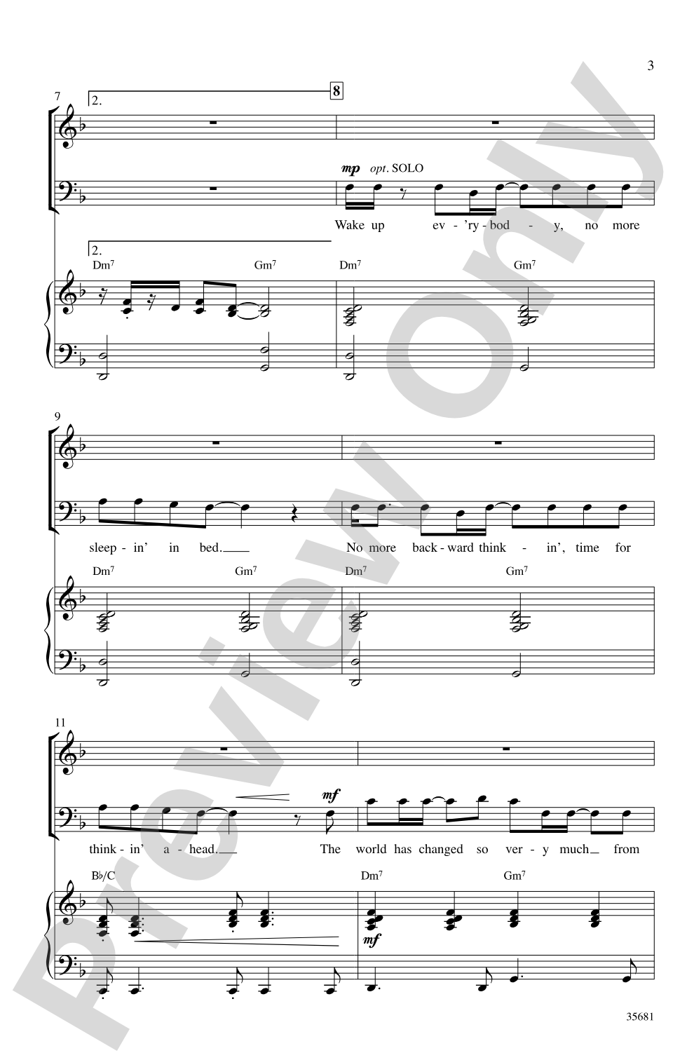 Wake Up Everybody: SATB Choral Octavo
