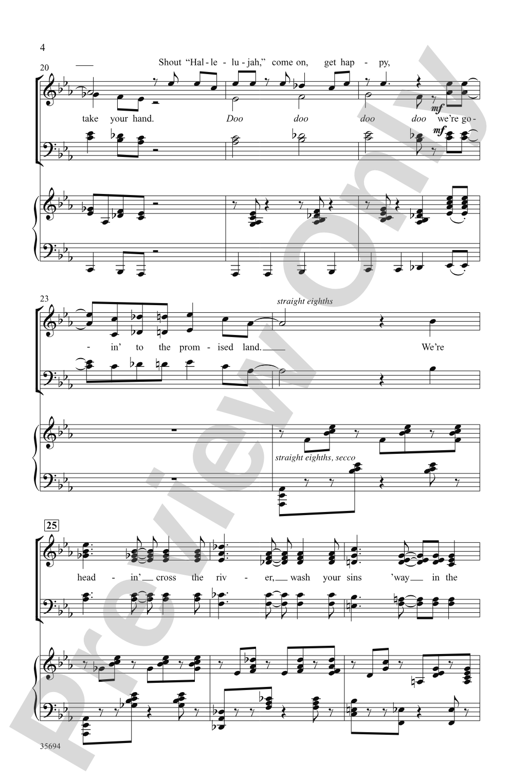 Get Happy: SATB Choral Octavo