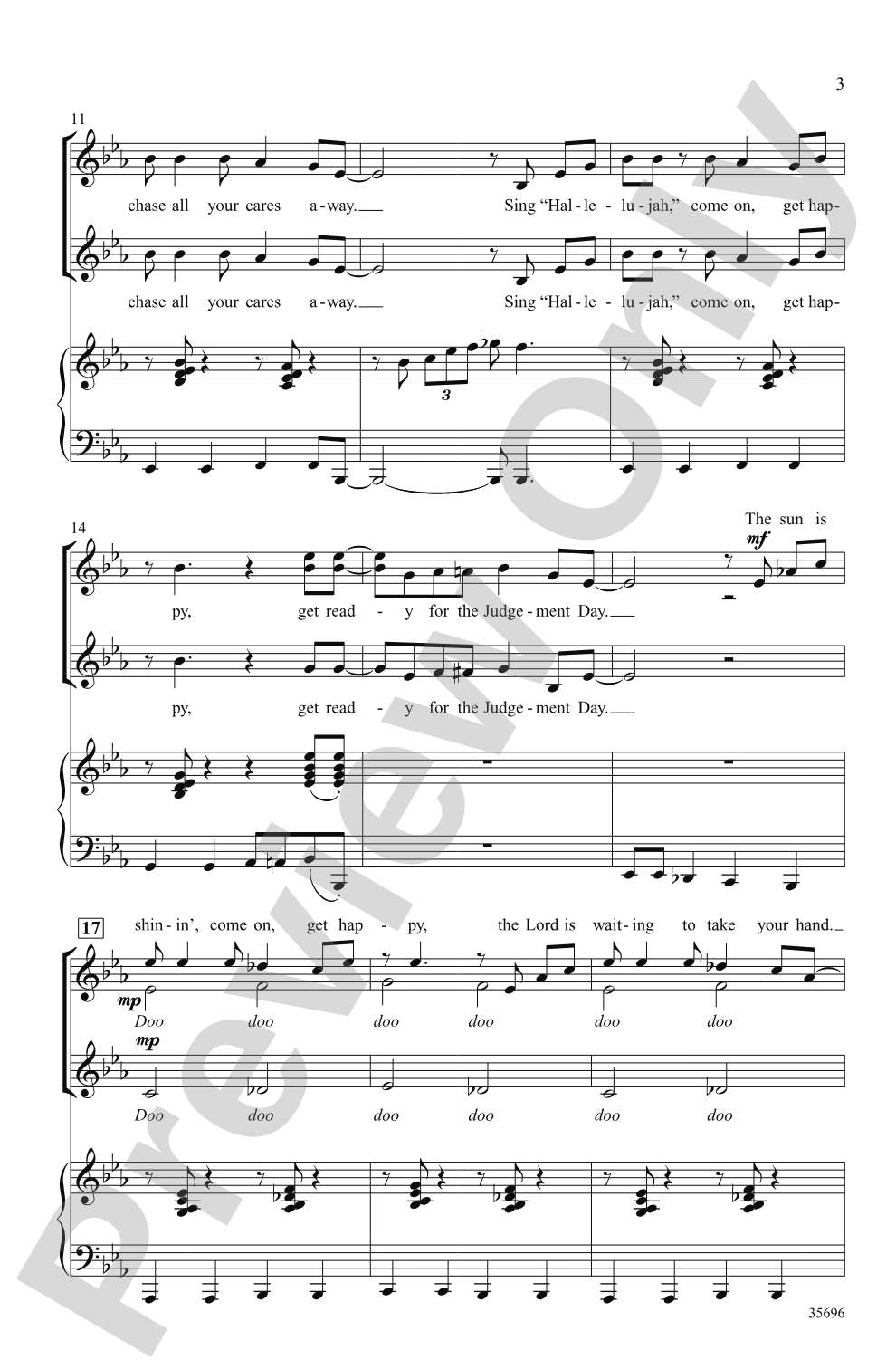 Get Happy: SSA Choral Octavo