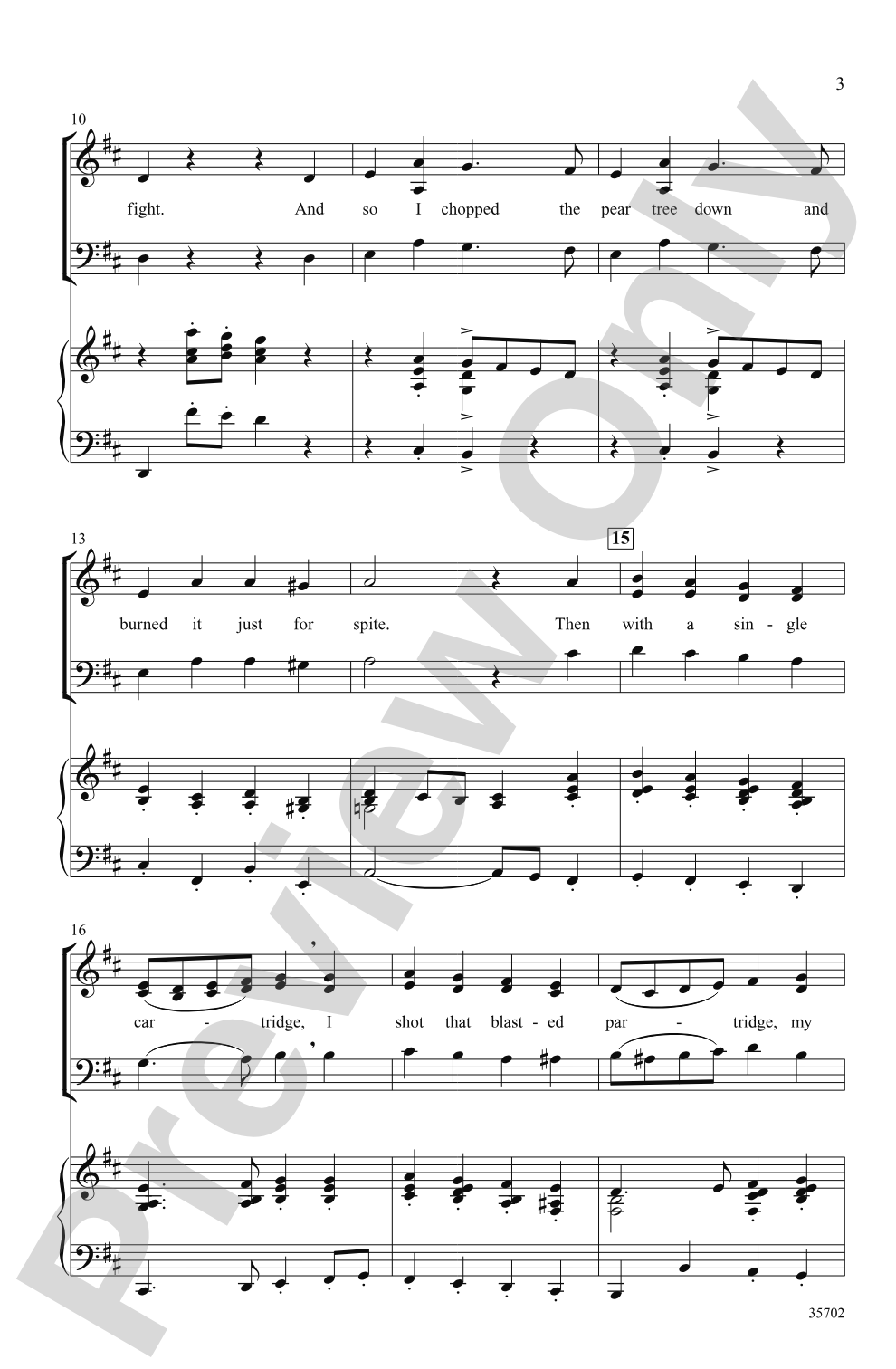 The Twelve Days After Christmas: SAB Choral Octavo