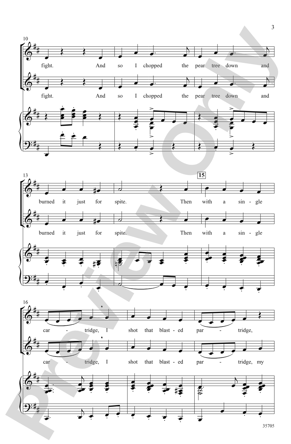 The Twelve Days After Christmas: 2-Part Choral Octavo
