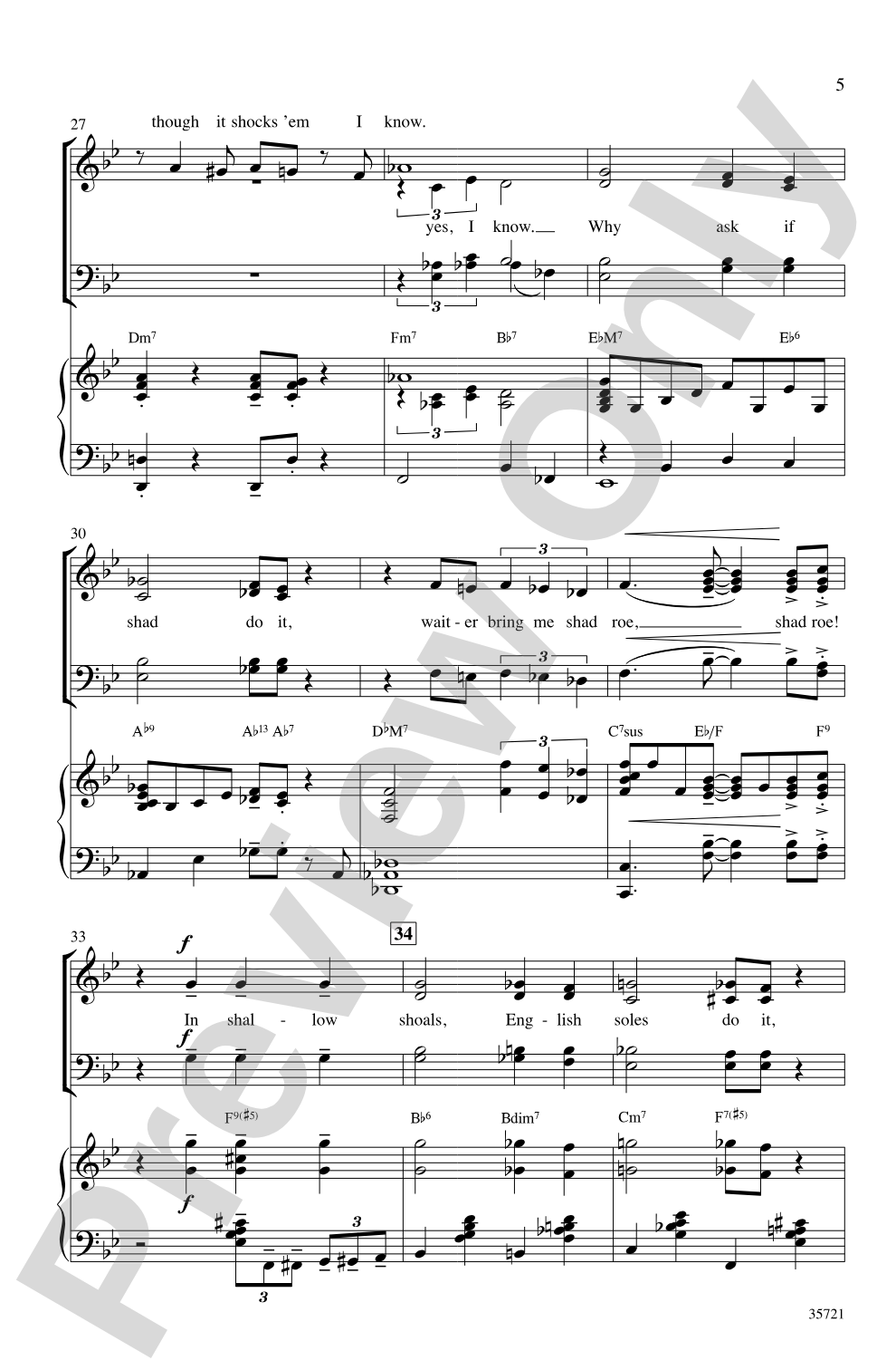 Let's Fall in Love: SATB Choral Octavo