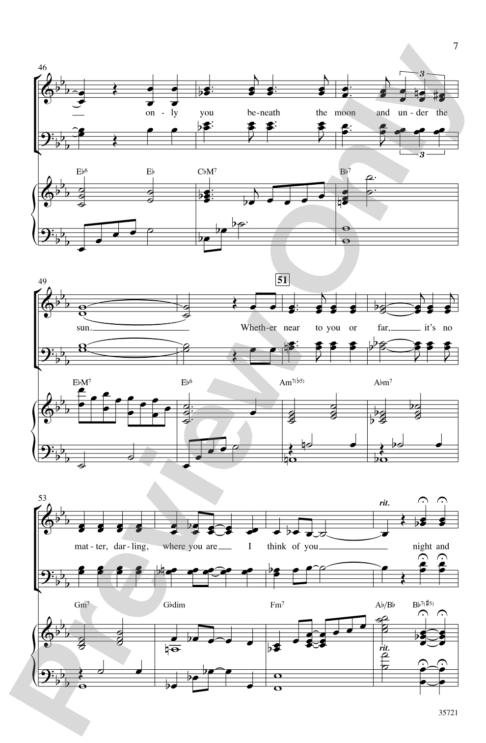 Let's Fall in Love: SATB Choral Octavo