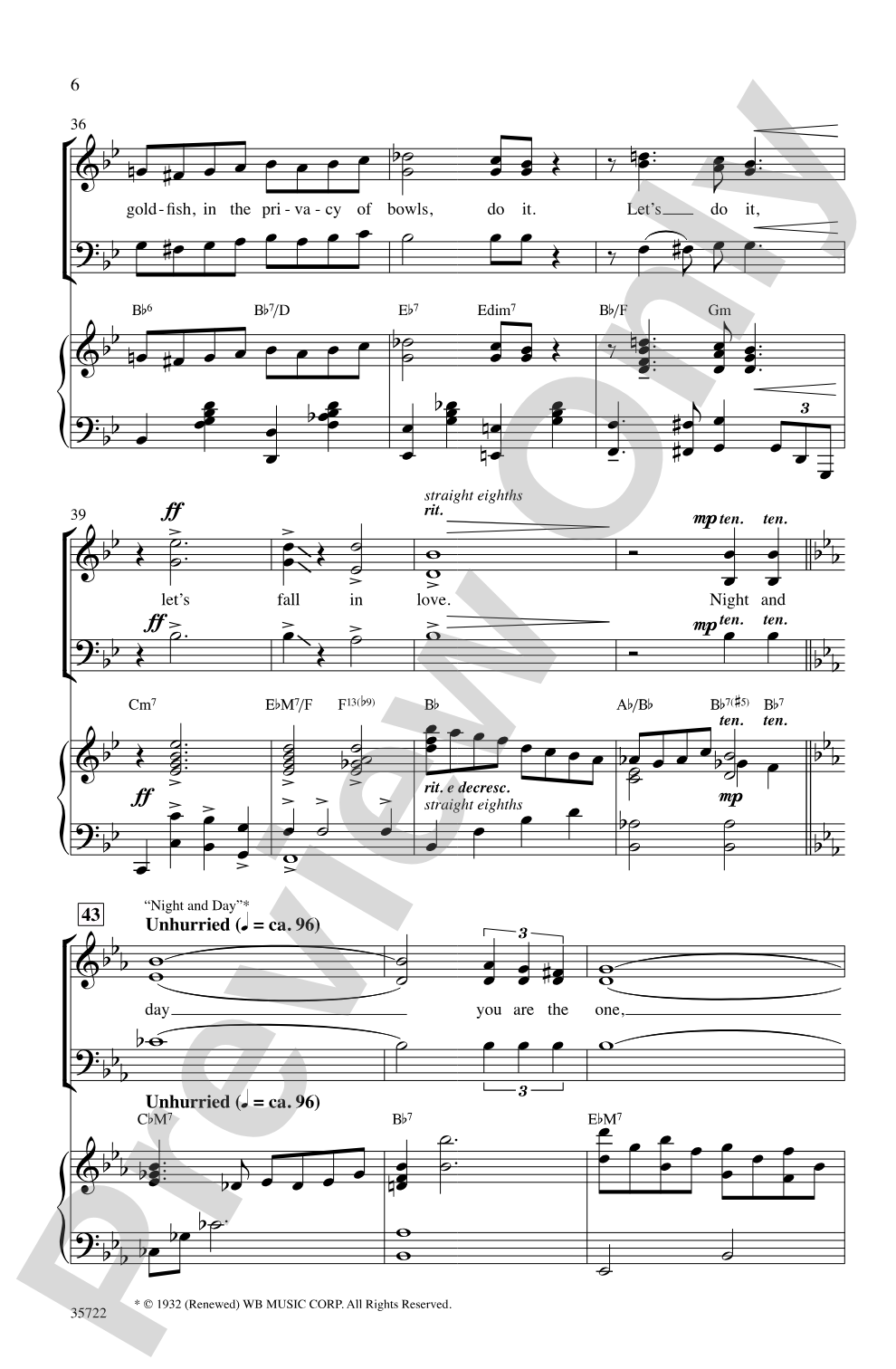 Let's Fall in Love: SAB Choral Octavo