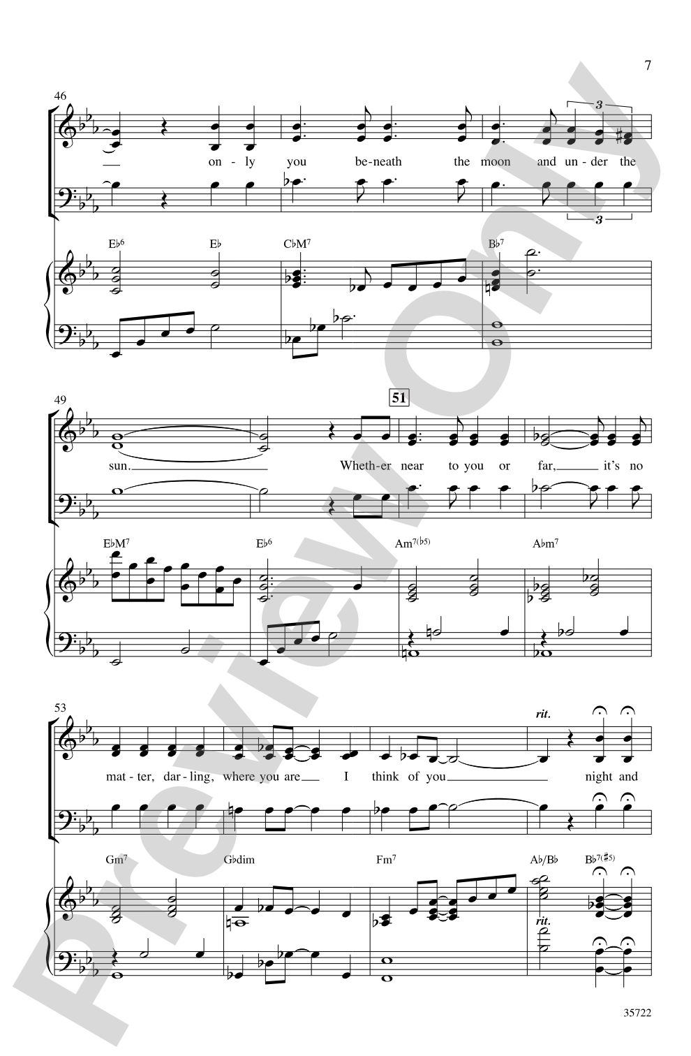 Let's Fall in Love: SAB Choral Octavo